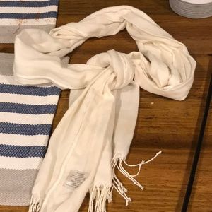White scarf